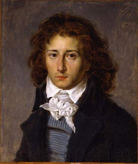 Baron Antoine-Jean Gros Portrait of Francois Gerard, aged 20 Spain oil painting art